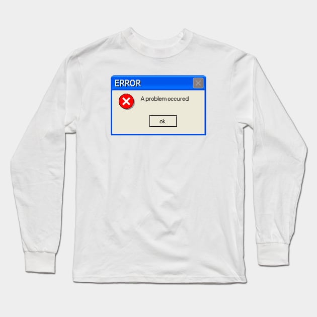 Error Long Sleeve T-Shirt by Hexagon